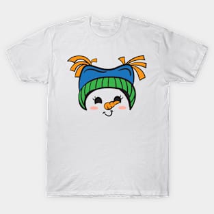 Snowman Face T-Shirt